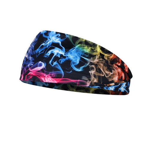 Printed Headband Printed Sports Yoga Fitness Sweat-Absorbent Headband Headband - ROUTINE FASHION